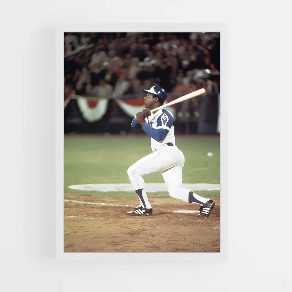Poster Hank de aaron – affiche Baseball (vue 3)